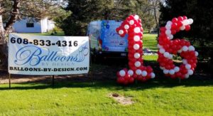 graduation party decorations: 8 foot balloon numbers 16