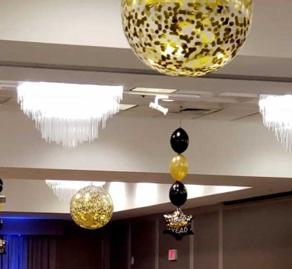 3 Foot Gold Confetti