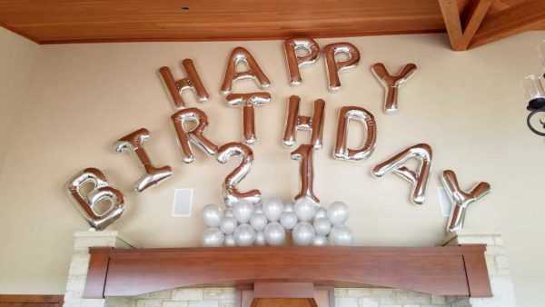 Birthday 21 Display