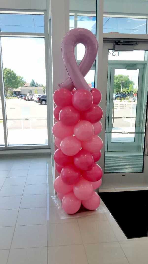 corporate event Balloons Cancer Theme Single Column