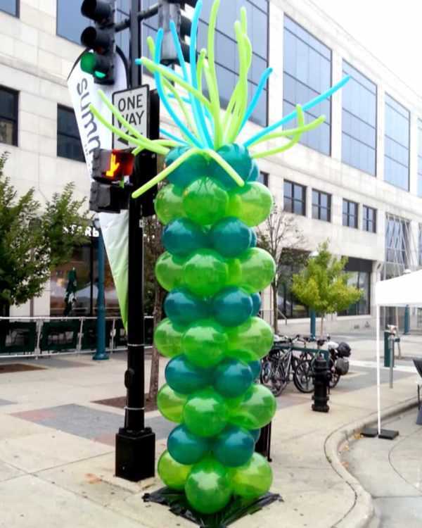 Large Green Column