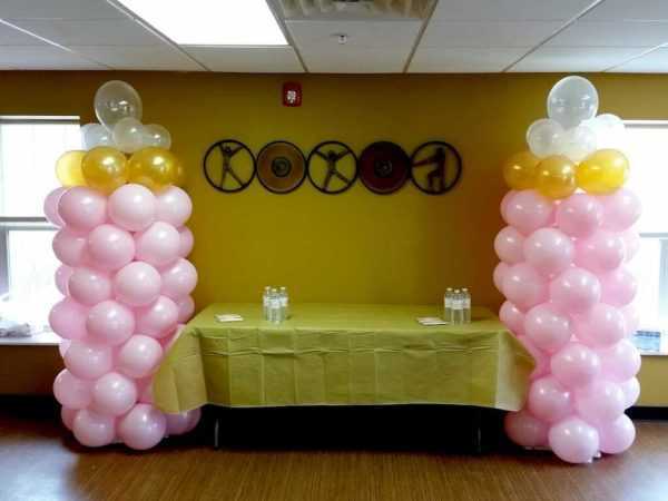 Pink Baby Bottle Columns