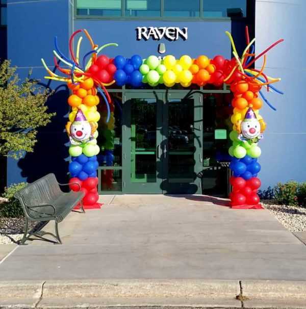 Square Circus Theme Arch
