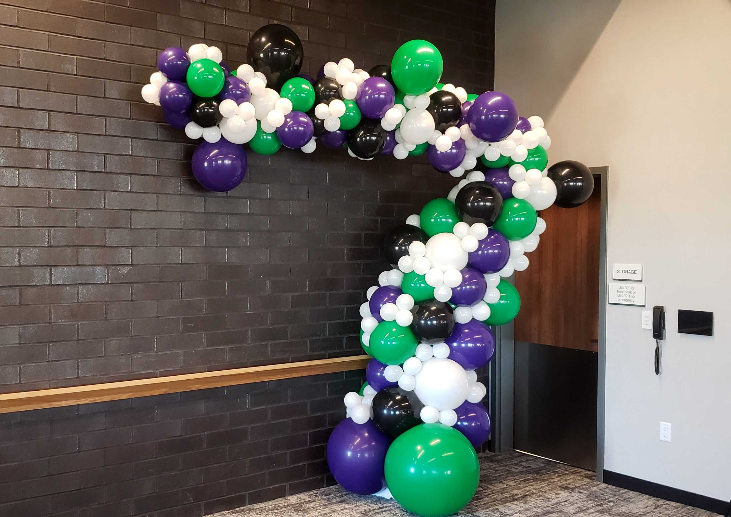 Organic Demi Balloon Arch Balloons By Design