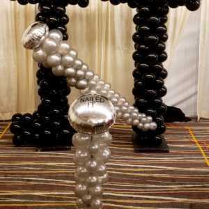 Do you need a balloon sculpture to say or show a msg? Let us design something that fits your theme or event msg to WOW your guests.