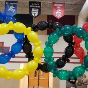 Do you need a special themed balloon design for your event? Let us design a custom piece that fits your events theme & or colors.