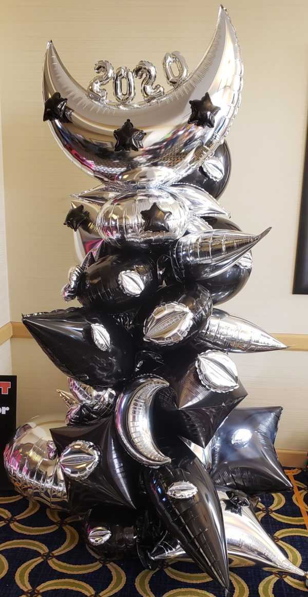 Do you need a special organic looking column made with all assorted foil balloons? Let us design & or make you a special foil column to impress your guests.