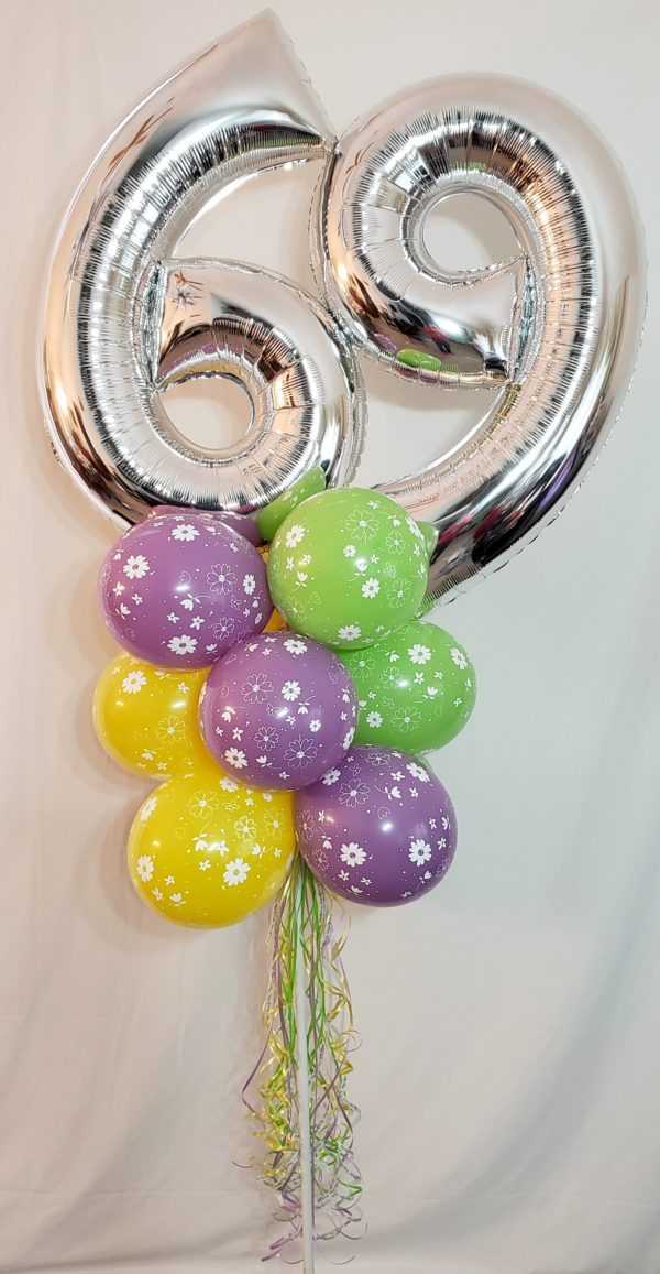 Do you need a special B-Day numbered column for that B-Day person? Let us make one for you using their age number & favorite colors to make them smile on their B-Day