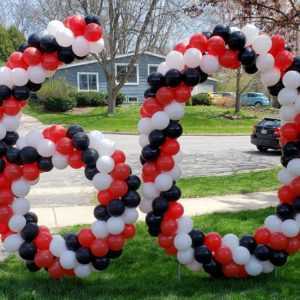 Do you need a large set of numbers for a special event, B-Day, anniversary or other milestone? Let us build these huge balloon numbers that stand around 9 feet tall when completed for your next special event.