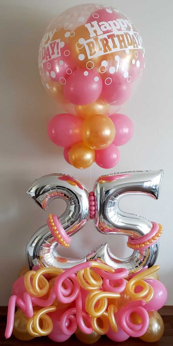 Do you need a special Birthday balloon display to surprise that Birthday person in your life? Let us create one of these Amazing looking displays in their favorite colors & of course their Birthday age, for their special day.