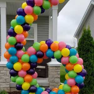 Do you need a Large Balloon Number Display to help celebrate someone's special Birthday? Let us create one of these giant 8 foot plus tall numbers to put on display at your Birthday event.