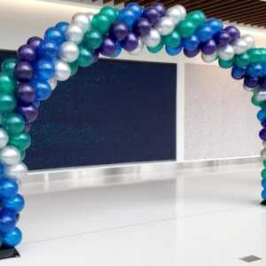 Do you need a Large Balloon Arch to highlight an entrance for an up coming event? We can make arches in many different sizes & any color combination to fit your needs.