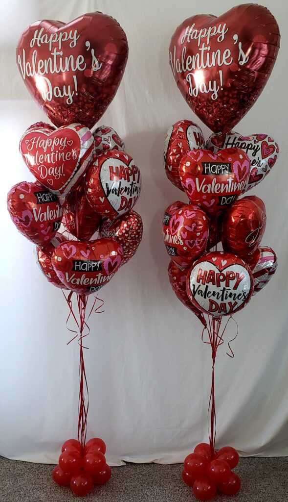 Valentine's Themed bouquets Balloons By Design